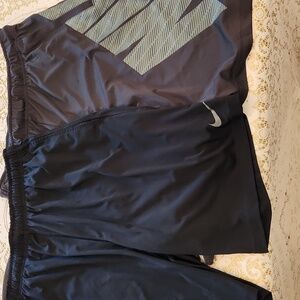 Nike Black and Gray Sports Shorts Duo